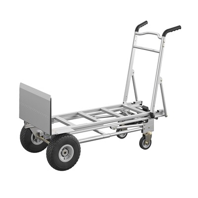 Cosco 3-in-1 Assist Series Convertible Hand Truck, 1000 lb. Capacity, Silver (12312ABL1E)