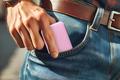 LAX 6600mAh Power Bank, Pink (LX16P)