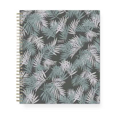 2027 Blue Sky 8 x 10 Monthly Planner, Green (164028)
