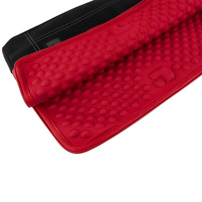 Vangoddy Neoprene Laptop Sleeve for 15.6" Laptop, Black/Red