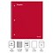 Staples Premium 3-Subject Notebook, 8.5 x 11, College Ruled, 150 Sheets, Red (TR58315)