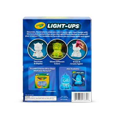 Crayola Dragon Light Ups, 4 Pieces/Pack (74-7635)