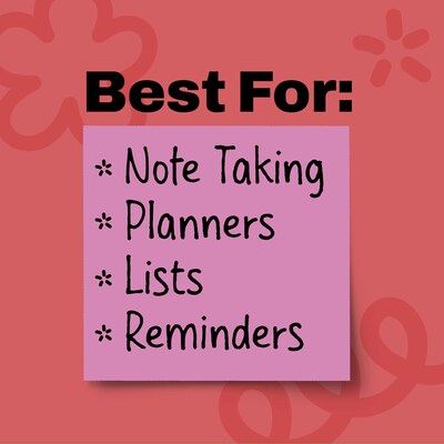 Post-it Sticky Notes, 4" x 6", Sunburst Collection, Lined, 90 Sheets/Pad, 3 Pads/Pack (660-3SUN)