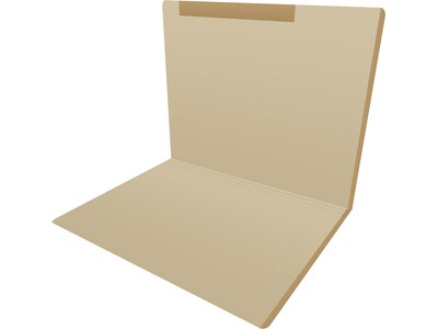 Medical Arts Press Heavy-Duty End Tab File Folder, Straight Cut, Letter-Size, Manila, 50/Box (S-09466-TAN)