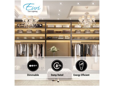 Viribright 7-Watts Soft White LED Floodlight Bulb, 6/Box (450161-ES)