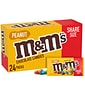 M&M's Sharing Size Peanut Milk Chocolate Pieces, 3.27 oz., 24/Box (MMM04432)