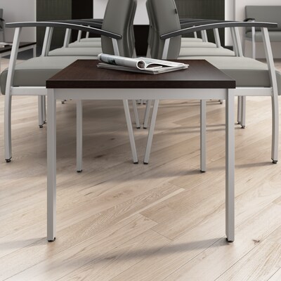 Bush Business Furniture Arrive 23"W x 23"D End Table, Mocha Cherry (AVT124MR)