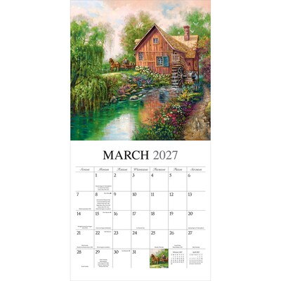 2027 BrownTrout Bygone Days 12" x 12" Monthly Wall Calendar (9781773728858)