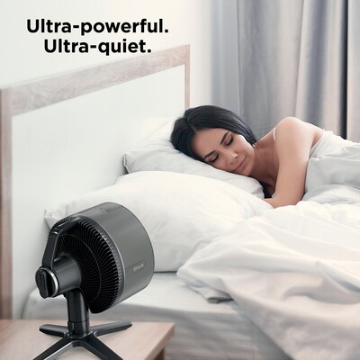 Shark FlexBreeze TableMate Oscillating Desk Fan, 5-Speed, Charcoal (FA151BRN)