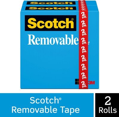 Scotch Magic Invisible Tape Refill, 3/4 x 27.77 yds., 24-Pack