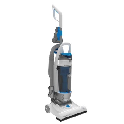 Black & Decker UprightSeries+ Vacuum, Bagless, White/Blue (BDUR2-WHT)