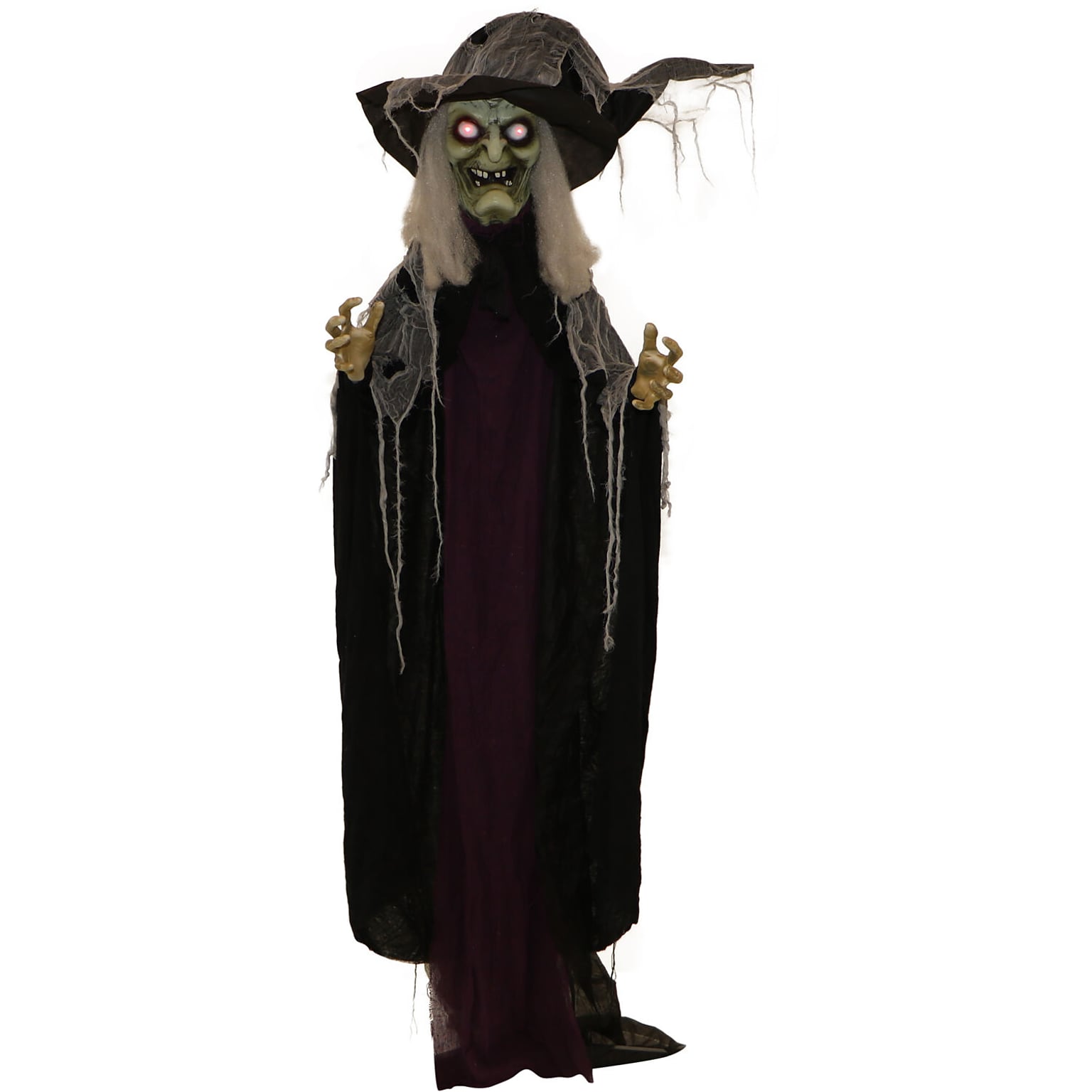 Haunted Hill Farm Life-Size Poseable Witch (HHWITCH-27FLSA)