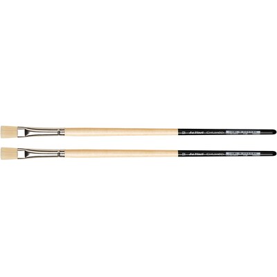 da Vinci CHUNEO Oil Synthetic Hog Bristle, Flat Brush, 2/Pack (DVXVA712912-2)