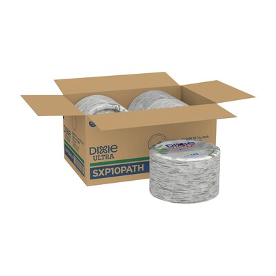 Dixie Ultra Pathways 10" Paper Plates, Multicolor, 125/Pack (SXP10PATH)