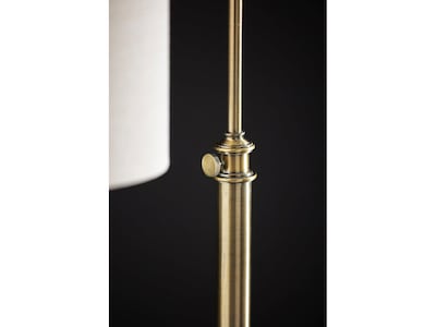 Simplee Adesso Barton Incandescent Desk Lamp, 32", Antique Brass (SL1178-21)