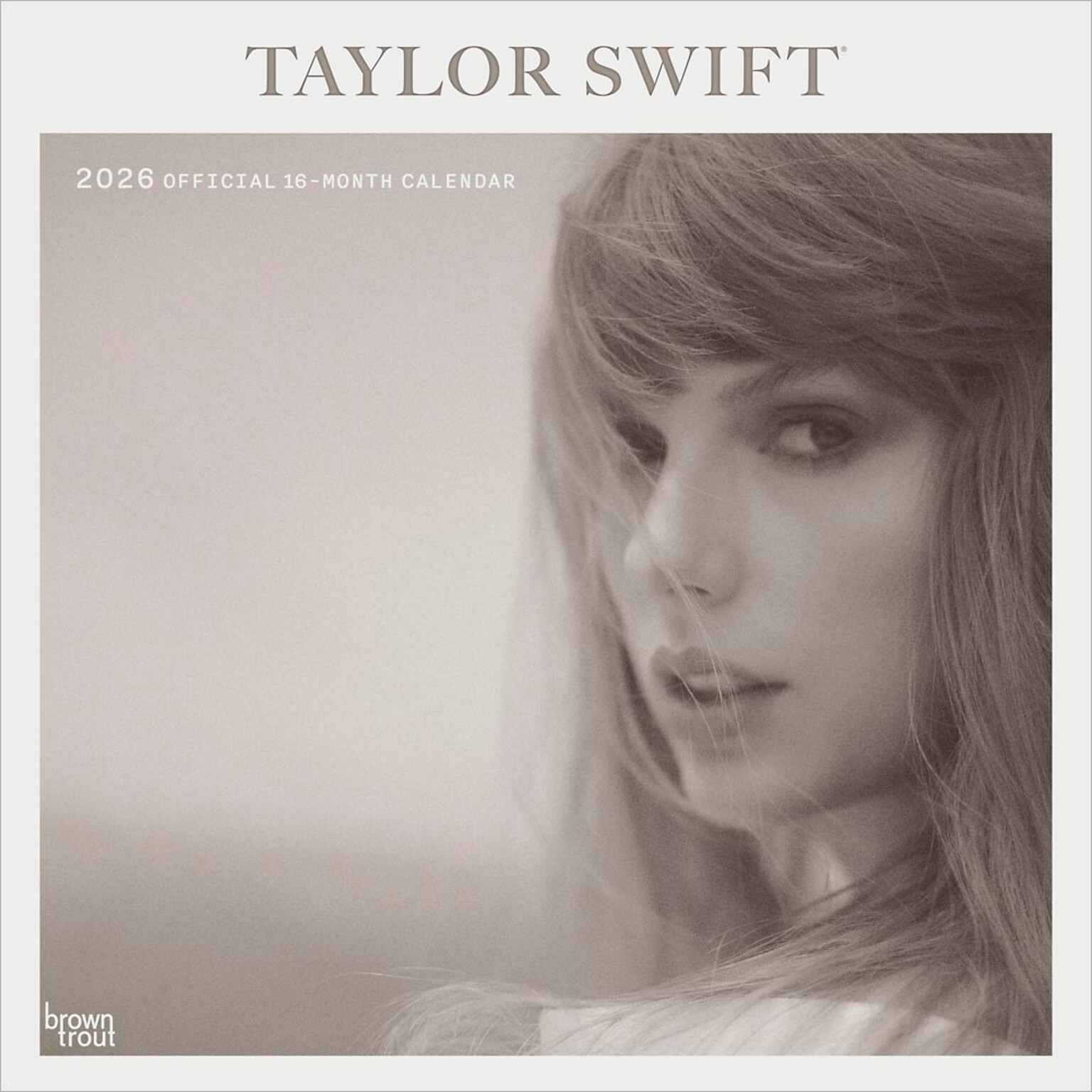 2026 BrownTrout Taylor Swift 12 x 12 Monthly Wall Calendar (9798330707713)