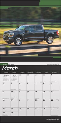 2025 BrownTrout Ford F150 Trucks OFFICIAL 12" x 24" Monthly Square Wall Calendar (9781975479725)