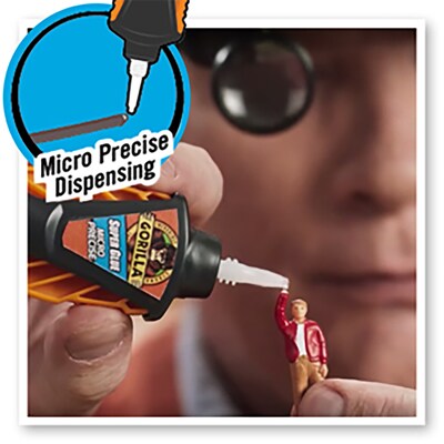 Gorilla Micro Precise Super Glue, 0.19 oz. (102812)