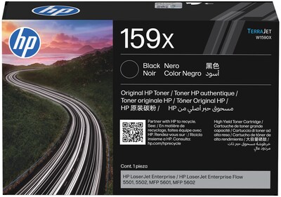 Original HP 159X High Yield Black LaserJet Toner Cartridge (W1590X), print up to 10,000 pages