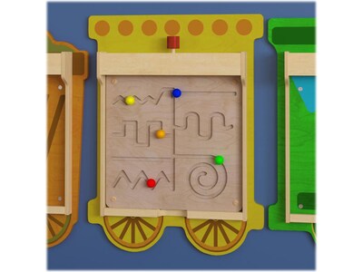 Flash Furniture Bright Beginnings Maze Motor Skills STEAM Wall Activity Board (MK-ME14337-GG)