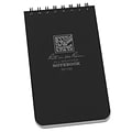 Rite In The Rain All-weather 1-Subject Pocket Notebook, 3 x 5, Graph Ruled, 50 Sheets, Black (735)