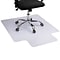 Mind Reader Carpet Chair Mat with Lip, 36 x 48, Low-Pile, Clear (OFFCMAT-CLR)