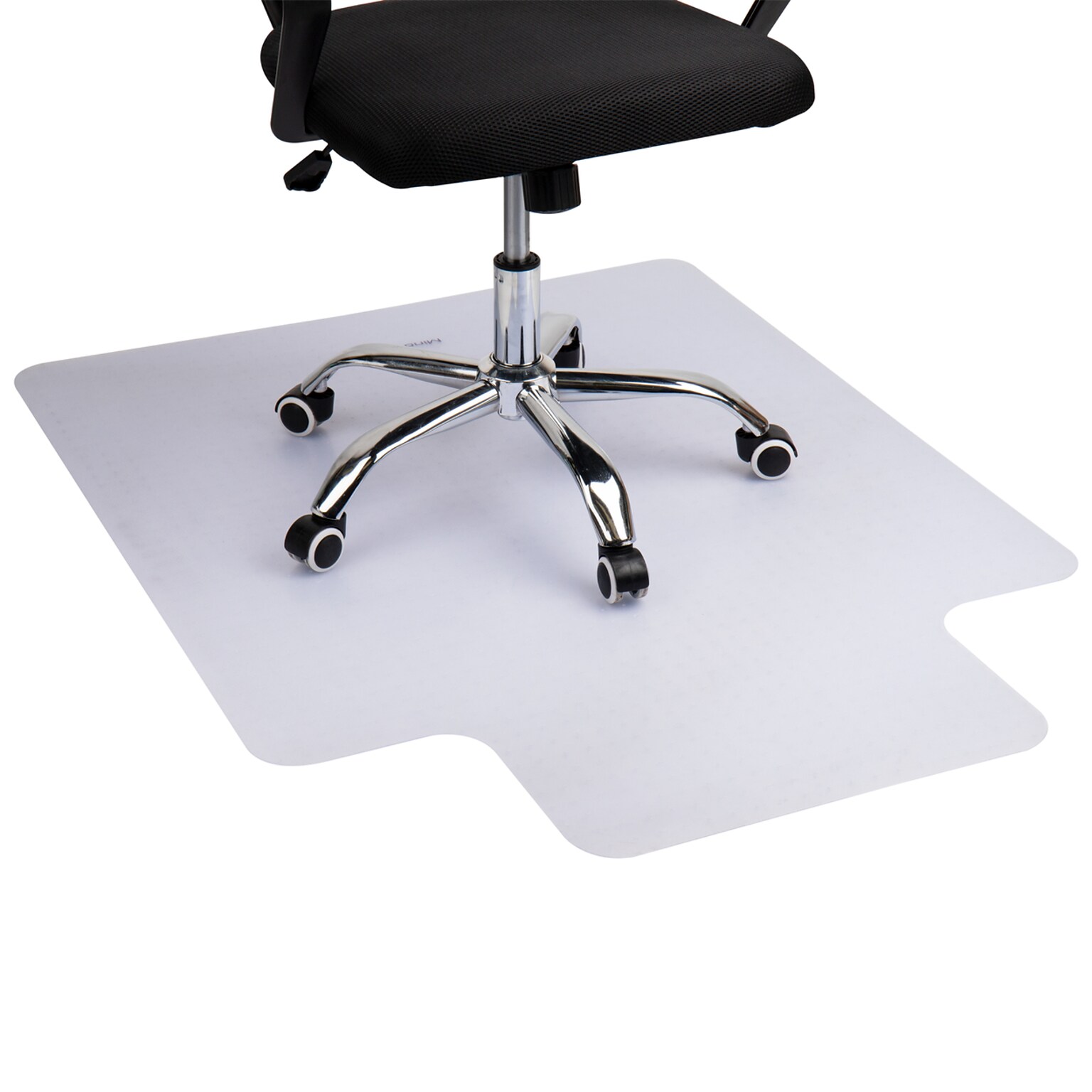 Mind Reader Standard 36 x 48 Rectangular w/Lip Chair Mat for Carpet, Polypropylene (OFFCMAT-CLR)