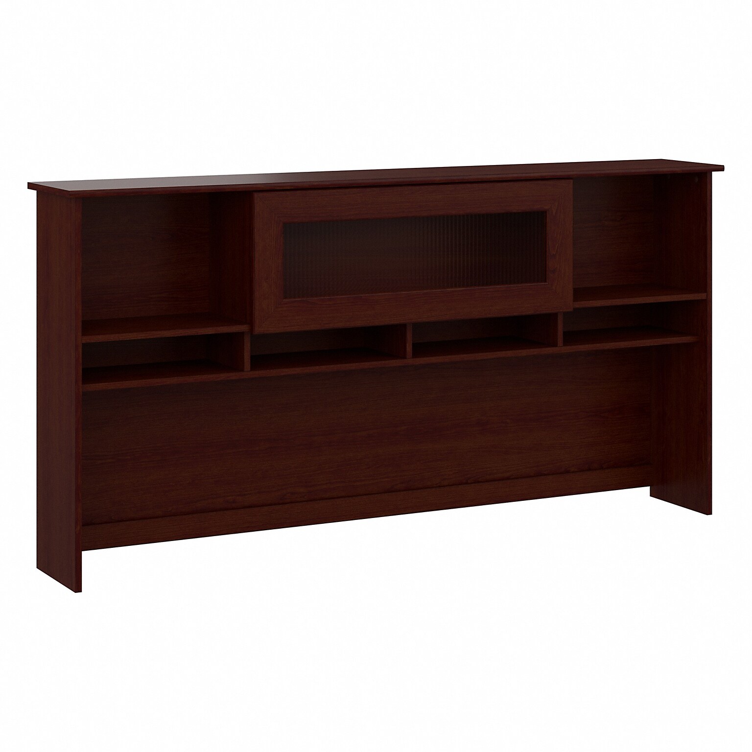 Bush Furniture Cabot 72W Desktop Hutch, Harvest Cherry (WC31473)