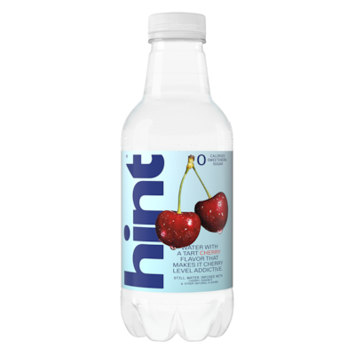 Hint Cherry Flavored Water, 16 oz., 12/Carton (184739001573)