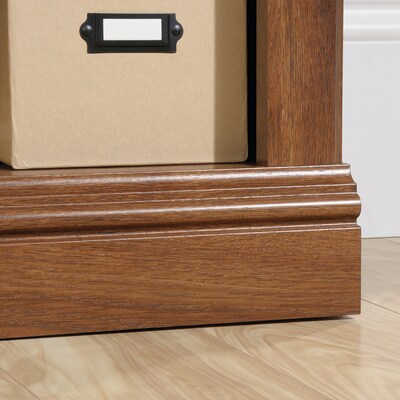 Sauder Select 30"H 2-Shelf Bookcase, Oiled Oak (420178)