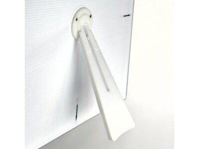 Azar Sign Holder, 8.5" x 11", Silver Plastic (300332-SLV-4PK)