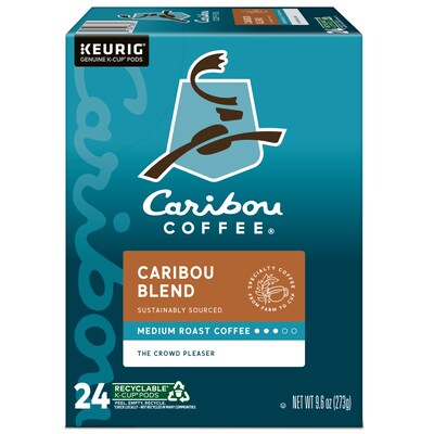 Caribou Blend Coffee Keurig® K-Cup® Pods, Medium Roast, 24/Box (6992)
