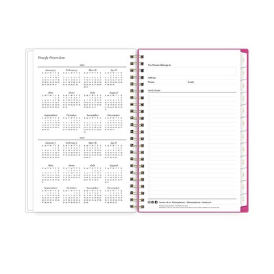 2025-2026 Blue Sky Sincerely Jules Helenora 5" x 8" Academic Year Weekly & Monthly Planner, Plastic Cover, Multicolored (155329)