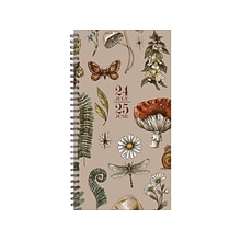 2024-2025 Willow Creek Woodland Mushrooms 3.5 x 6.5 Academic Weekly & Monthly Planner, Paper Cover