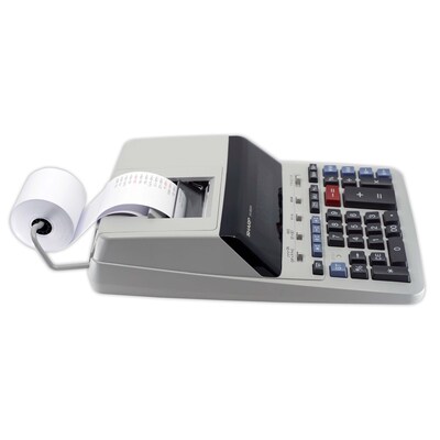 Sharp VX-2652H Heavy Duty Commercial 12-Digit Printing Calculator, White