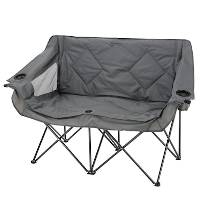 Arrowhead Outdoor Loveseat Outdoor Chair, Granite Gray (TSRTKKS0319U)
