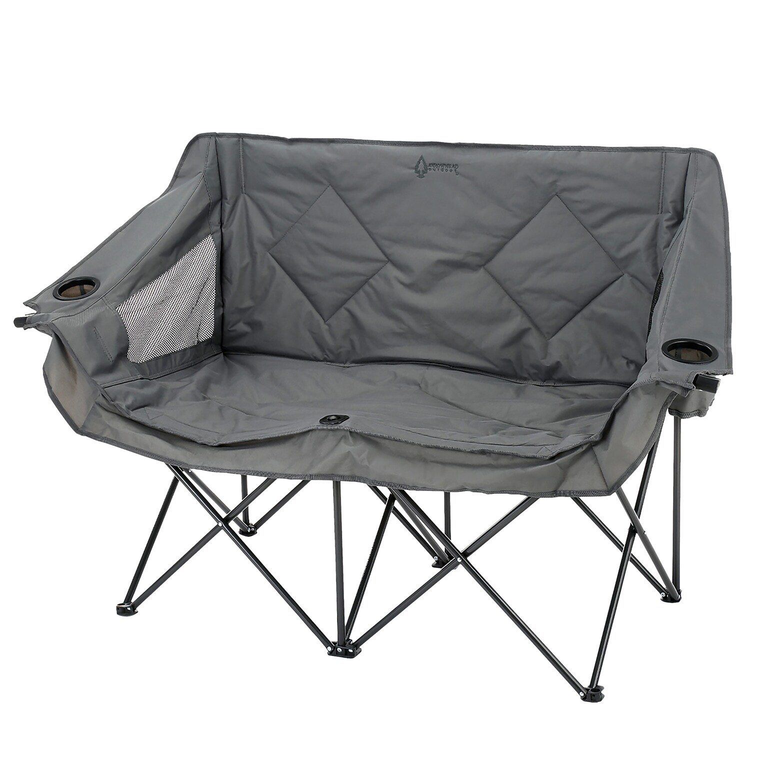 Arrowhead Outdoor Loveseat Outdoor Chair, Granite Gray (TSRTKKS0319U)