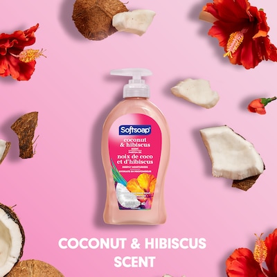 Softsoap Liquid Hand Soap, Coconut & Hibiscus Scent, 11.25 oz. (US07157A)