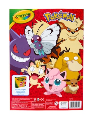 Crayola Pokemon Coloring Book, 96 Pages (42732)