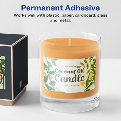 Avery Pearlized Ivory Rectangle Multipurpose Labels, 2-1/3" x 3-3/8", Ivory, 60/Pack (94212)