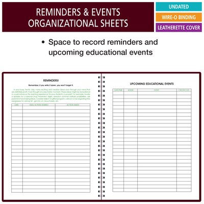 ELAN Undated Record Book, 8.5" x 11", 50/Pack (R1035-CP)