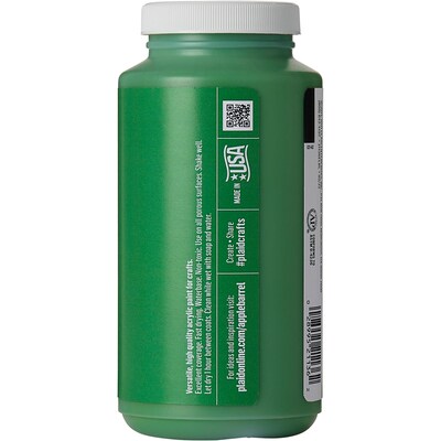 Apple Barrel Acrylic Paint Matte, 16oz., Kelly Green, 3/Pack(APP21136E-3)