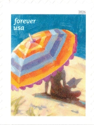 USPS A Day at the Beach Forever Stamps, 20 Postage Stamps (FOR-DAYBEACH-20)