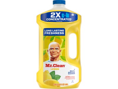 Mr. Clean Multi-Surface Cleaner, Lemon Scent, 64 Fl. Oz. (11290)