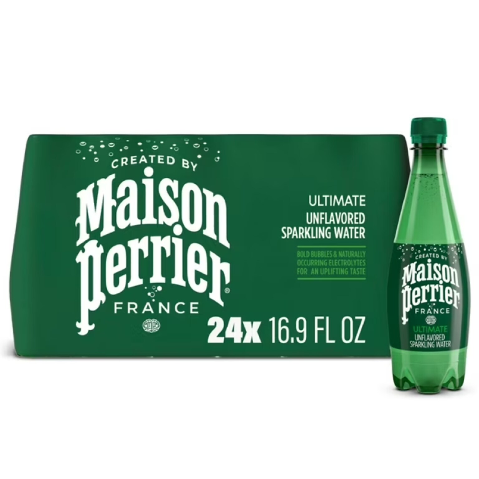 Perrier Sparkling Mineral Water, 16.9 oz., 24 Bottles/Carton (NEN62088)