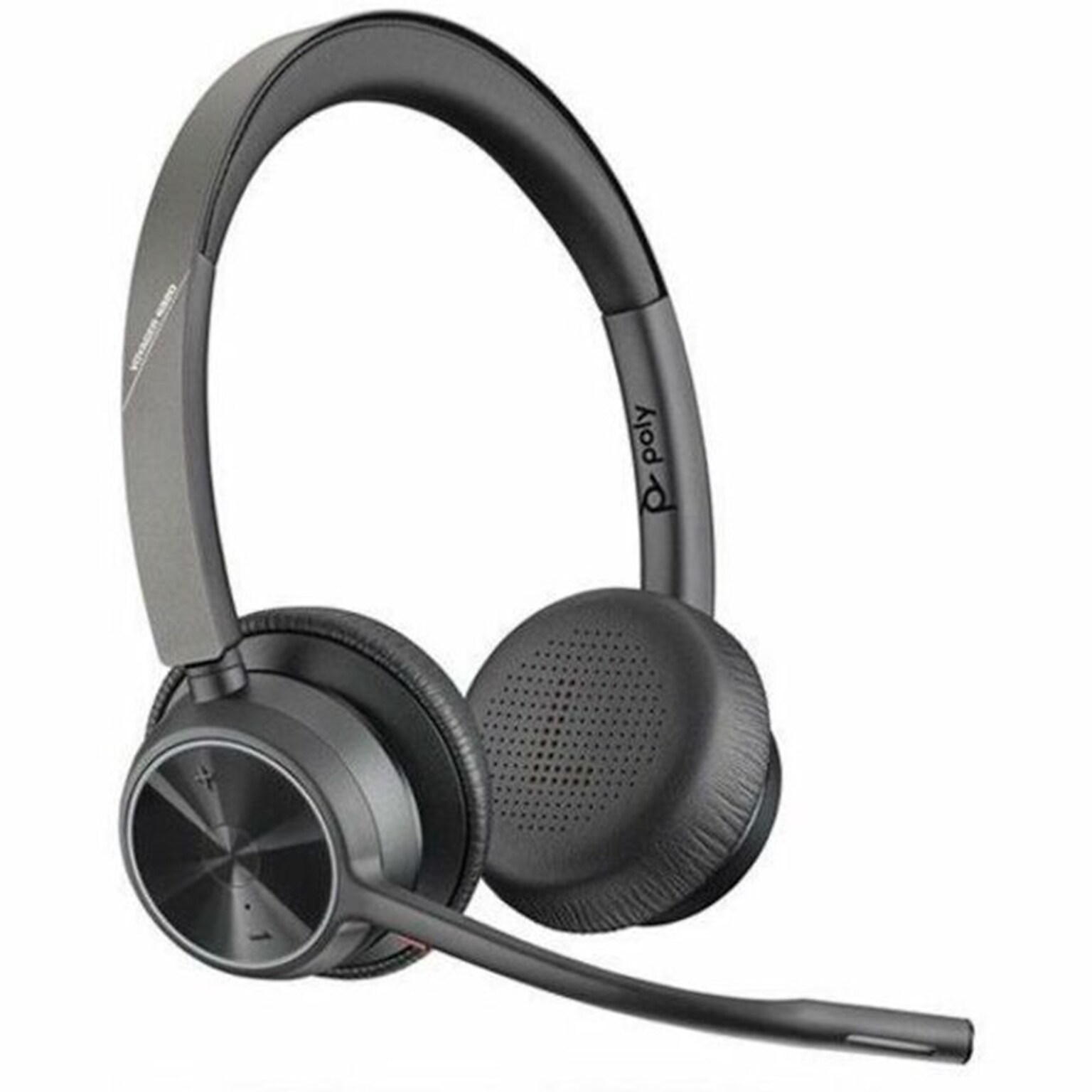 Poly Voyager 4300 UC USB-C Noise Canceling Bluetooth Stereo Phone & Computer Headset, MT Certified (7E2M2AA#ABA)