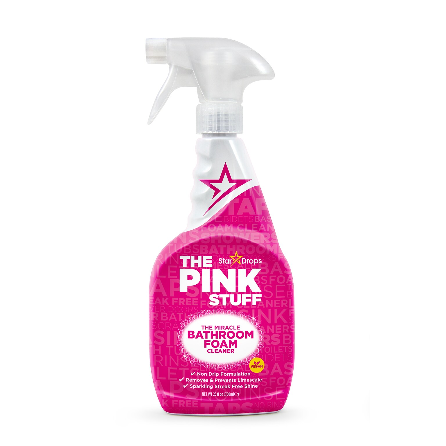 The Pink Stuff The Miracle Bathroom Foam Cleaner, 25.4 Oz. (82383)