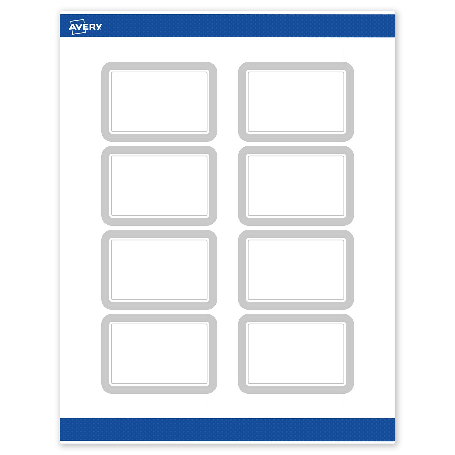 Avery Laser/Inkjet Rectangle Multipurpose Labels, 2 x 3, White, 80/Pack (S00F38)