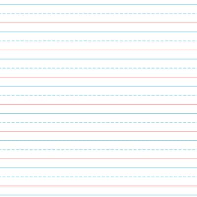 C-Line Handwriting Practice Paper, 11" x 8.5", White, 40 Sheets/Pad, 6 Pads/Bundle (CLI23100-6)