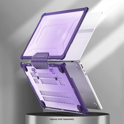 SaharaCase Heavy-Duty Laptop Case with Stand for MacBook Pro 16-Inch (2021–2025, M1–M5), Purple Oasis (LT00051)